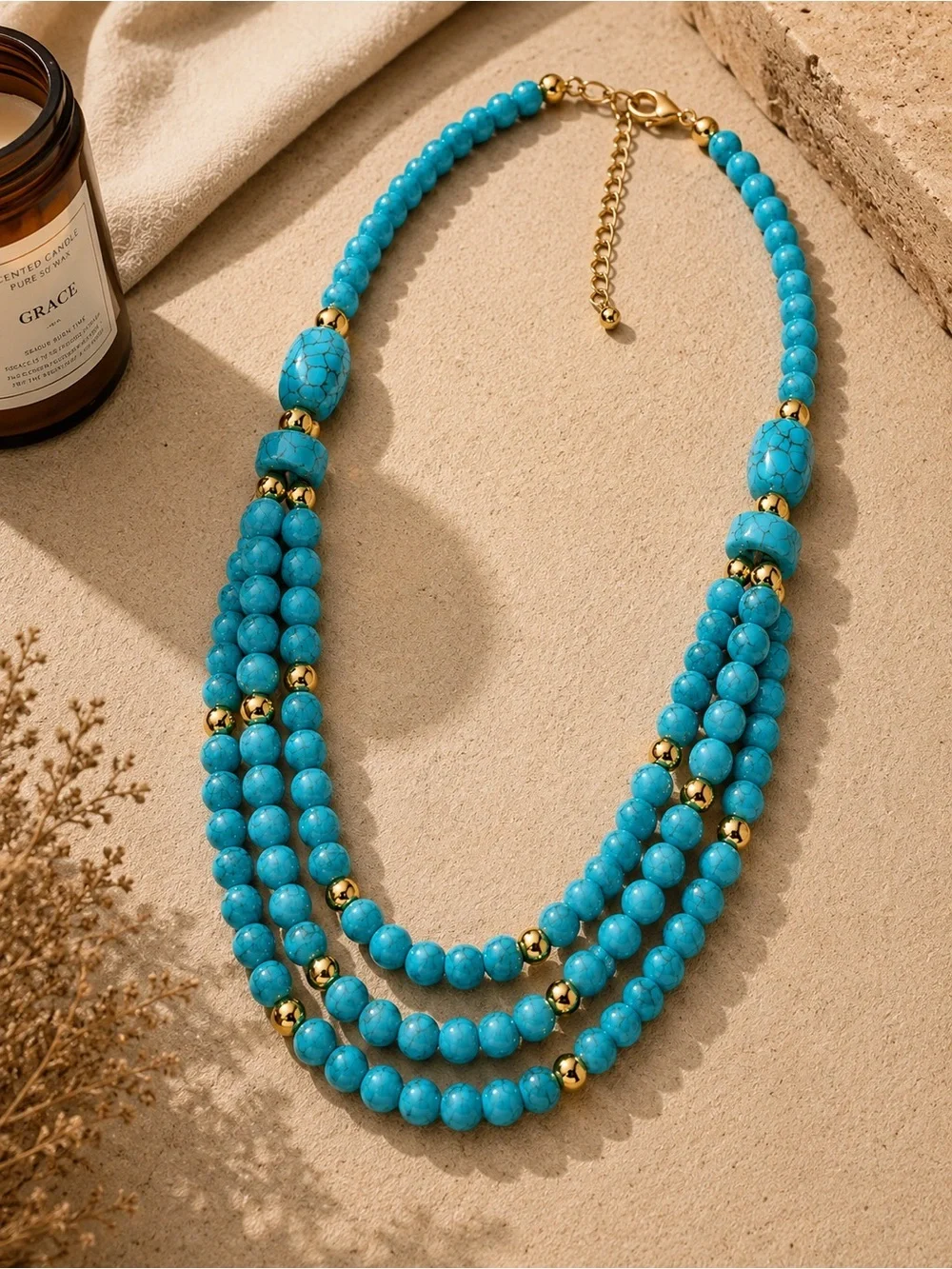 UNCLE COOKIE STATEMENT NECKLACE